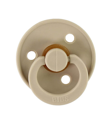 BIBS Colour Schnuller - Gr. 2 - 2er-Pack - Rund - Vanilla/Peach