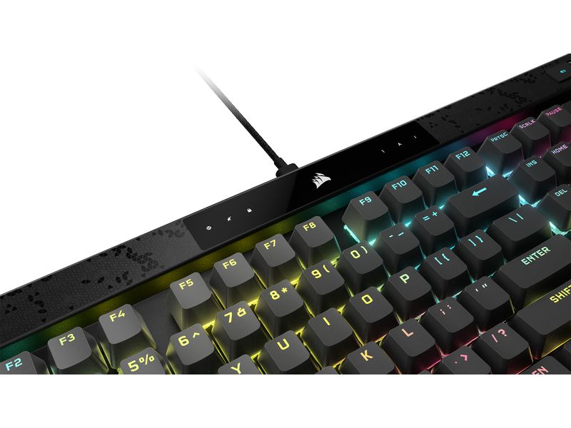 Corsair Gaming-Tastatur K70 MAX RGB Magnetisch-mechanische RGB-Gaming-Tastatur mit anpassbaren Corsair MGX-Schaltern