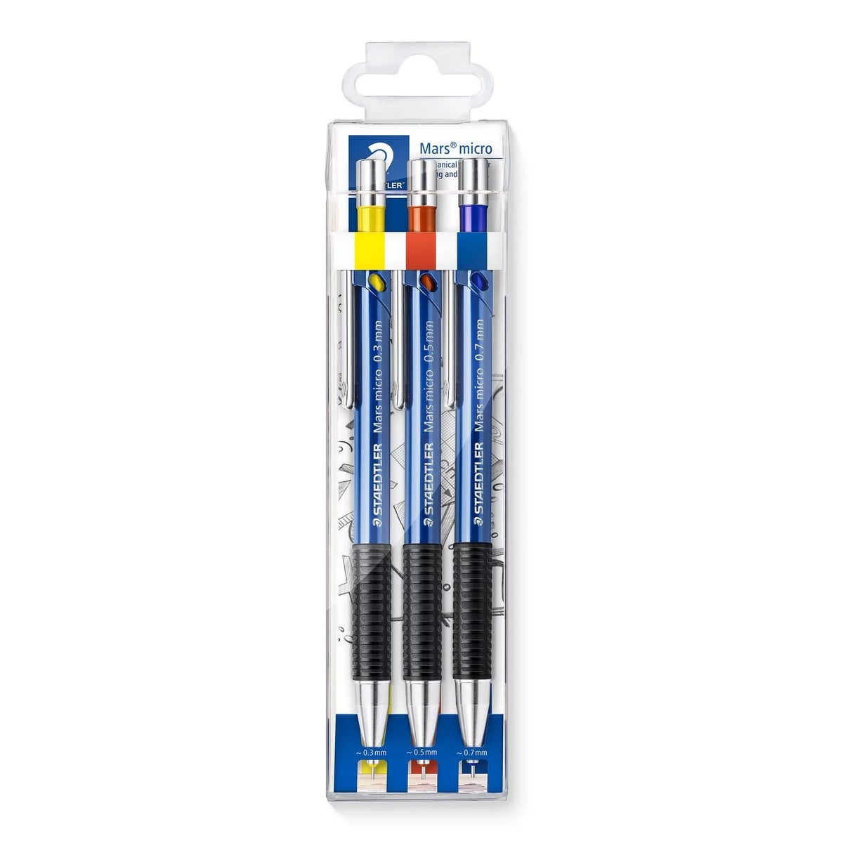 STAEDTLER Mars® micro 775 mechanisch potlood, set van 3