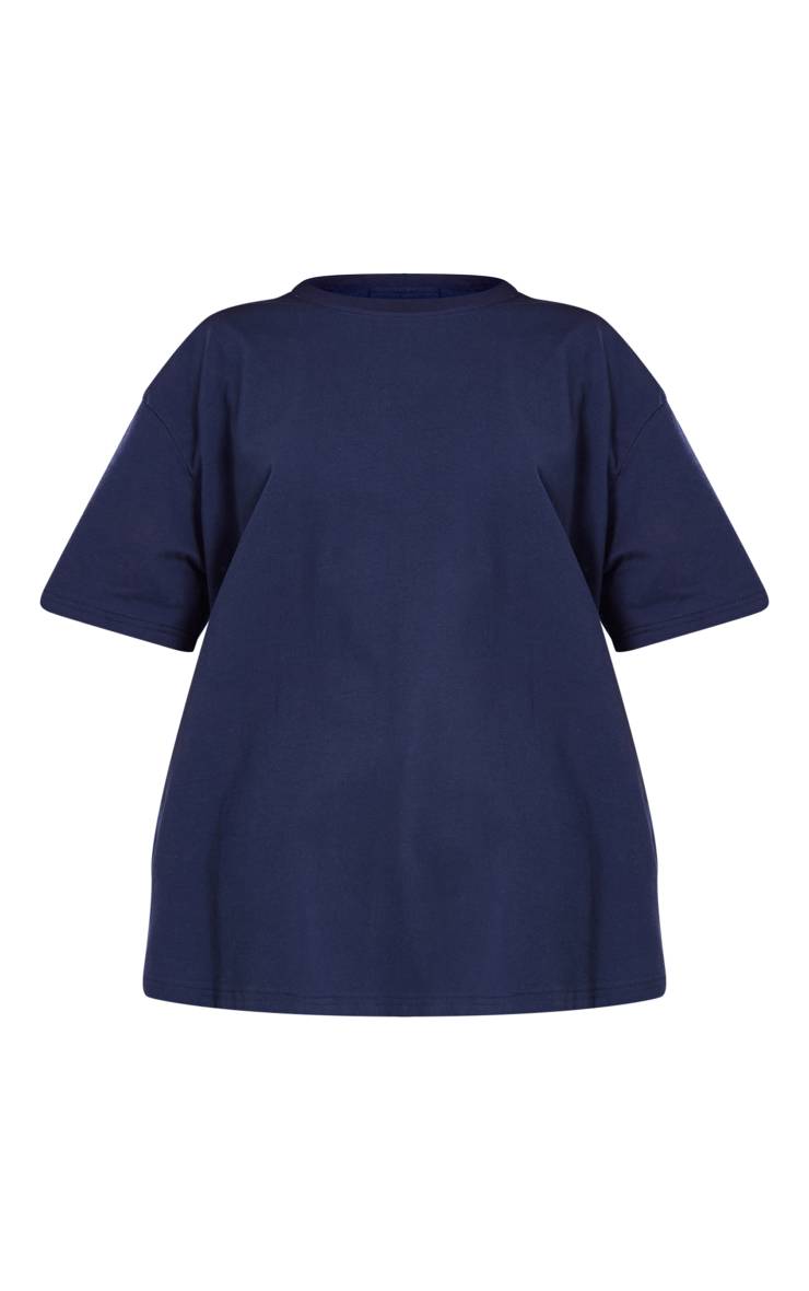 Bleu Foncé T-shirt Boxy Oversize