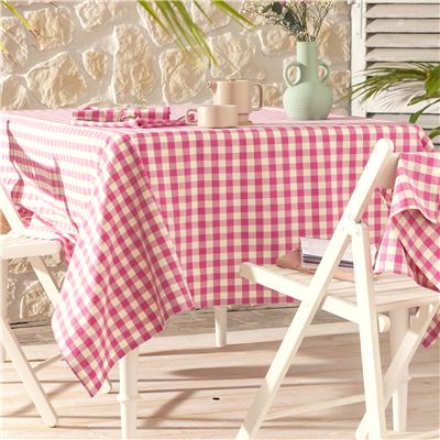 Nappe en coton vichy – BECQUET CRÉATION