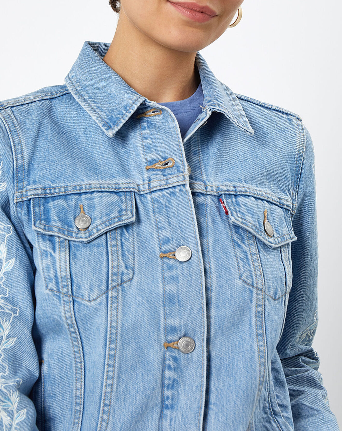 Levi's® Veste en Jean Original Trucker bleue