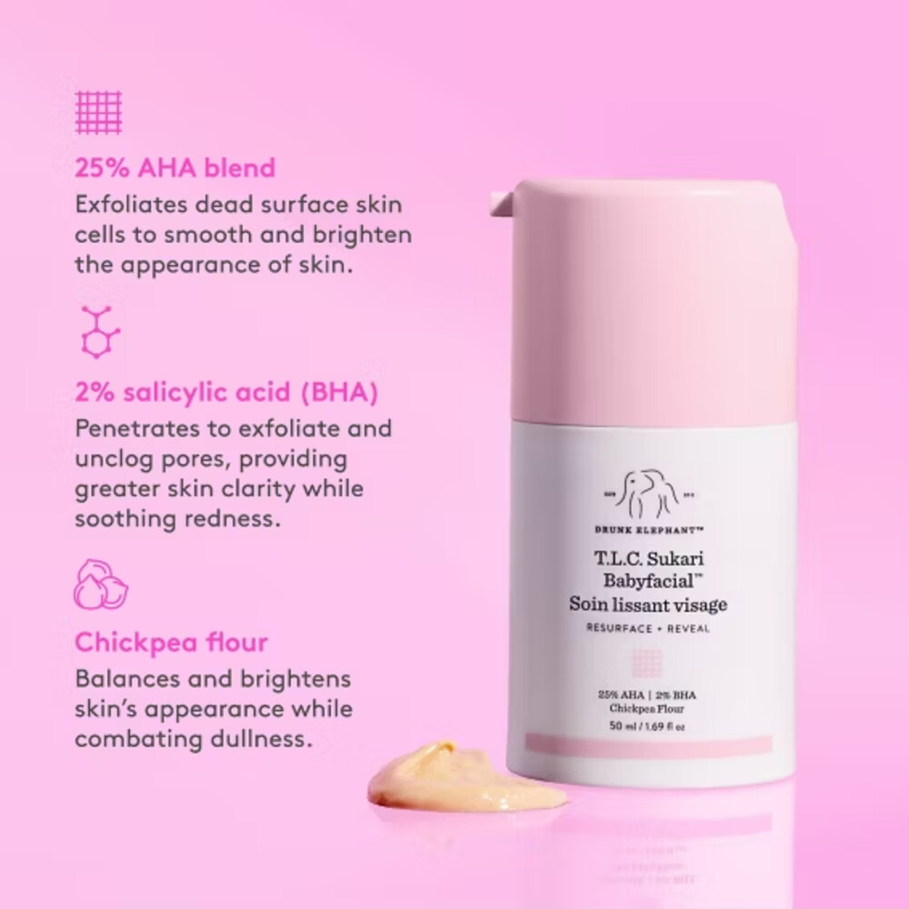 Drunk Elephant T.L.C. Sukari Babyfacial Masker50 ml