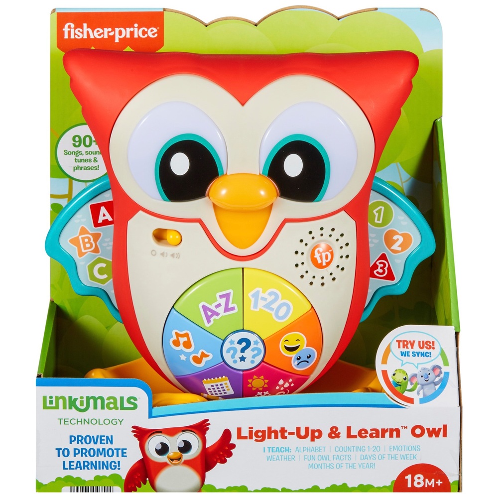 Fisher-Price Linkimals Leuchtende und Lern-Eule