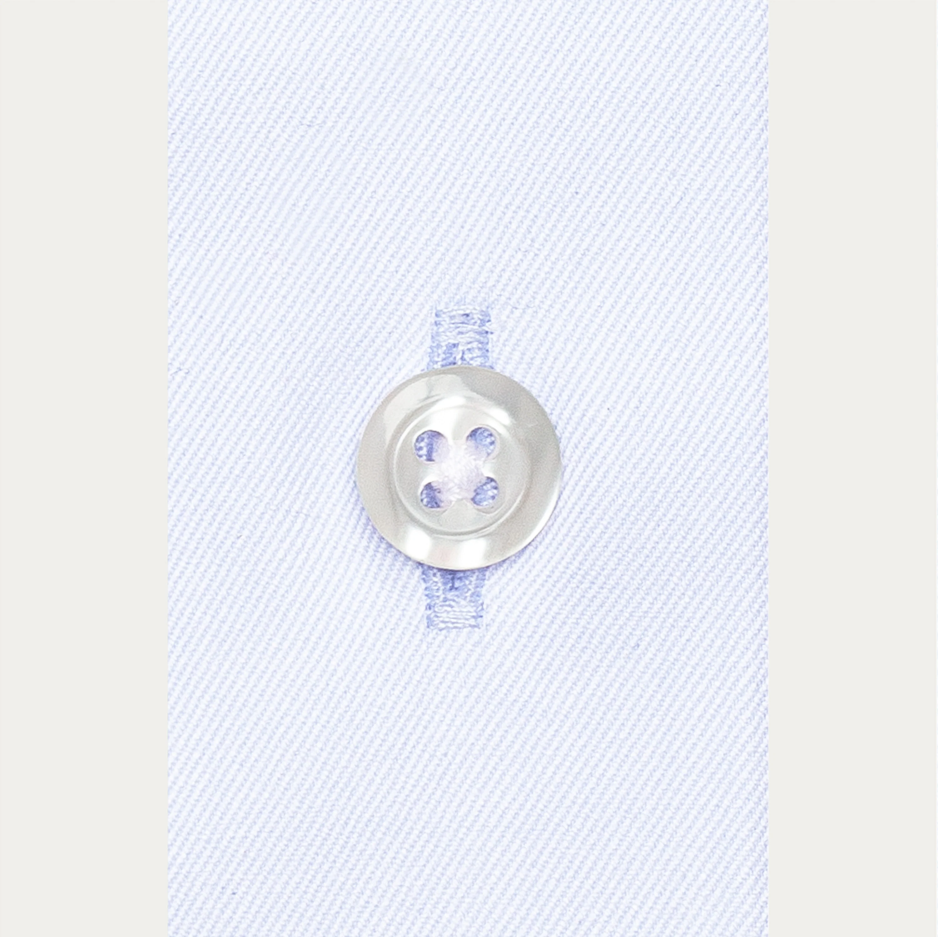 Sky blue double-twisted twill shirt