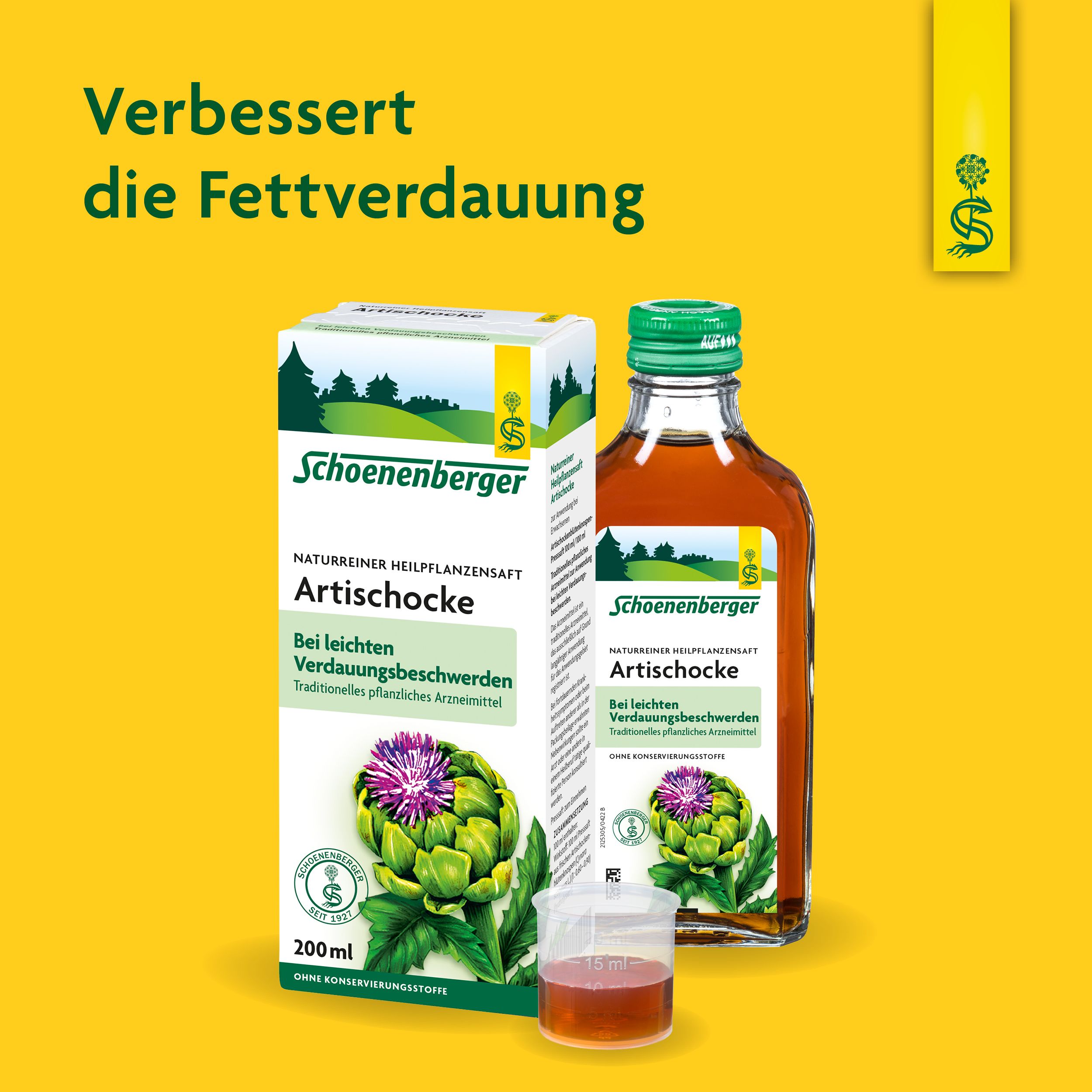Schoenenberger® naturreiner Heilpflanzensaft Artischocke