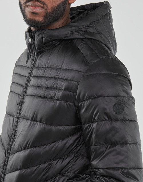 Jack & Jones - JJEHERO PUFFER HOOD - Noir