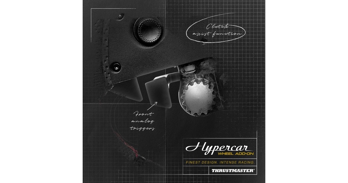 ThrustmasterHypercar stuur add-on  (Zwart)