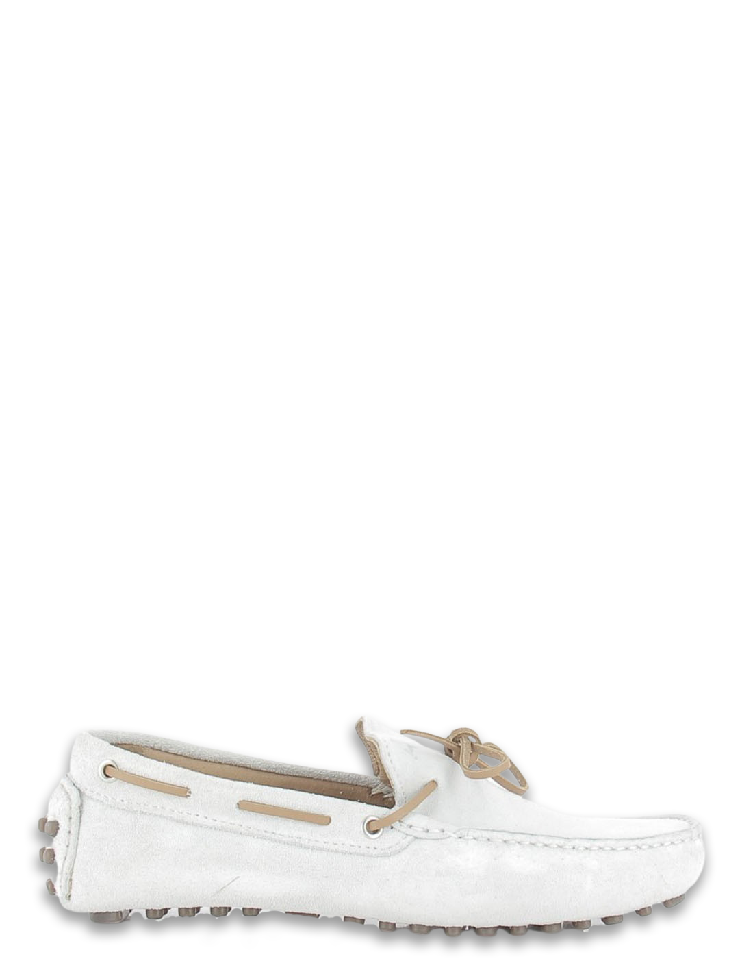 hylton mocassin homme 80876-09 daim blanc