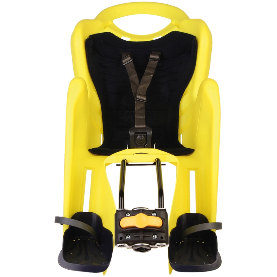 BELLELLI Kindersitz Fahrrad Mr Fox B-fix Frame mount Yellow HI VIZ