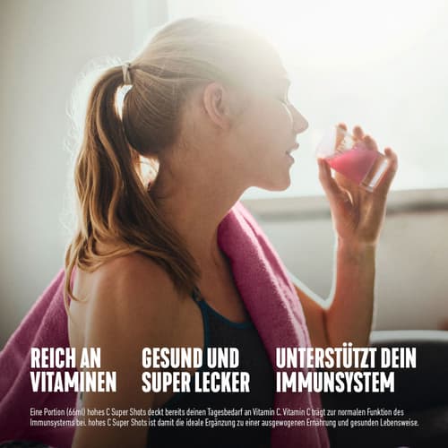 Hohes C Shot Antiox rote Beeren, Mate Tee-Extrakt & Aronia (EINWEG)