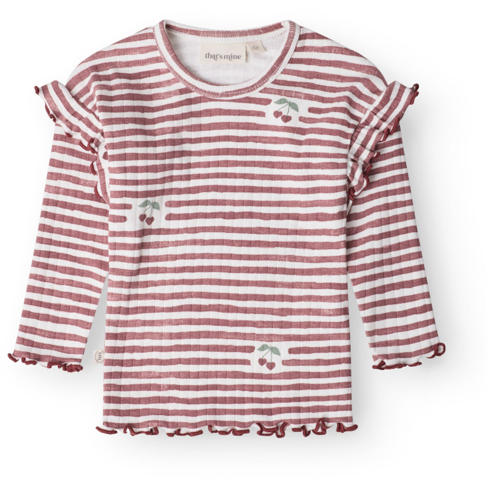 Køb That's Mine Love Berry Stripe Jamilla Bluse