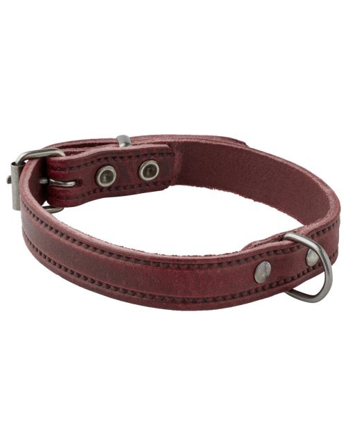 Adori Halsband Italy Met Print Old Silver Paars - Hondenhalsband