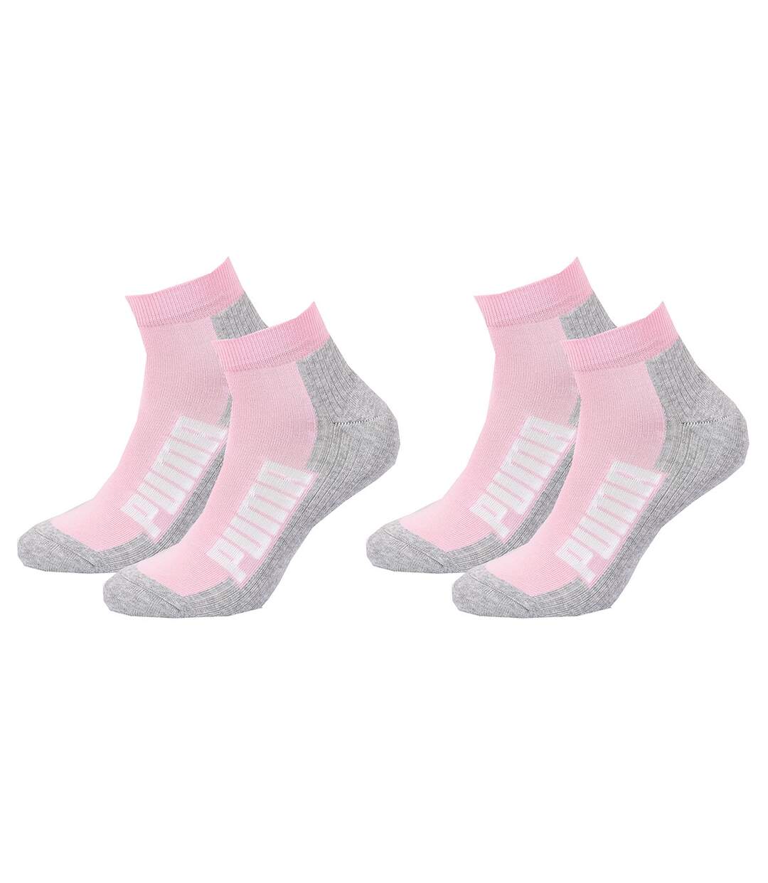 Chaussettes PUMA Socquettes CUSHIONED QUARTER Pack de 2 Paires CUSHIONED QUARTER 004