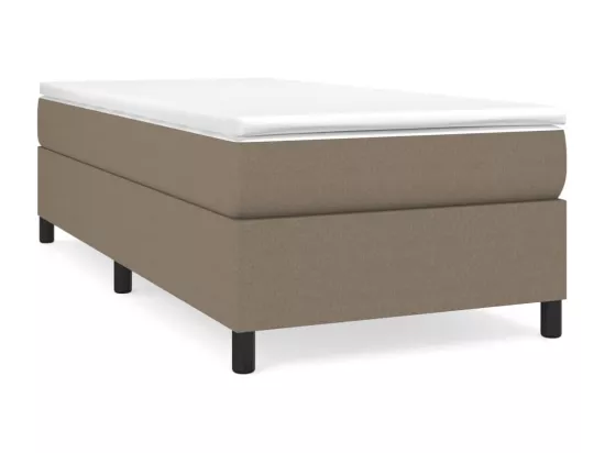 Sommier à lattes de lit Taupe 90x190 cm Tissu