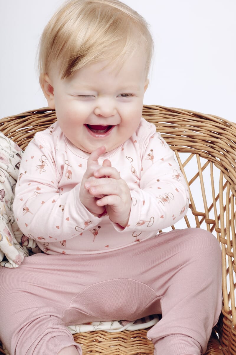 Gusti Pants Solid chalk pink - Hust & Claire - Rumpetroll