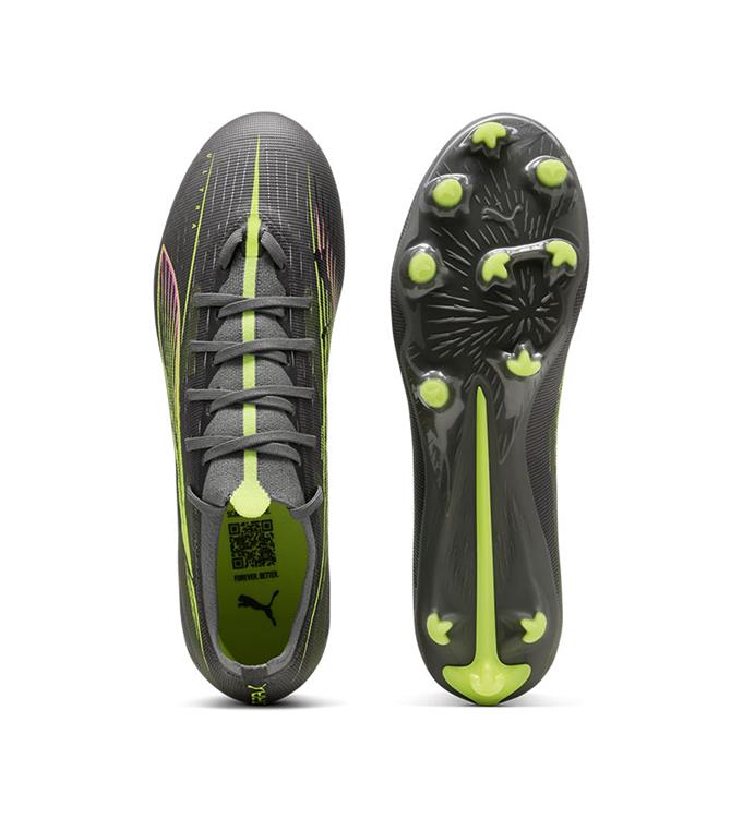 PUMA ULTRA 5 MATCH FG/AG 108166 MATTE-AGED-SILVER-YELLOW-ALERT
