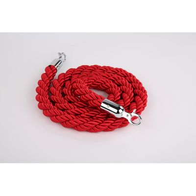 Promocome - Corde pour poteau de guidage rouge