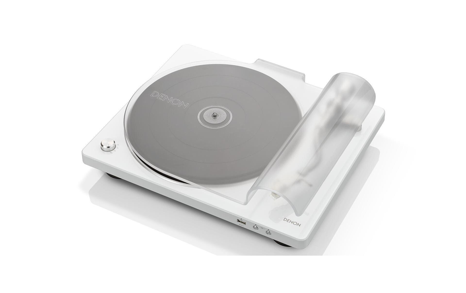 Plattenspieler Denon DP-450USB Weiss<br>Moderner Plattenspieler mit Digitalisierungsmöglichkeit