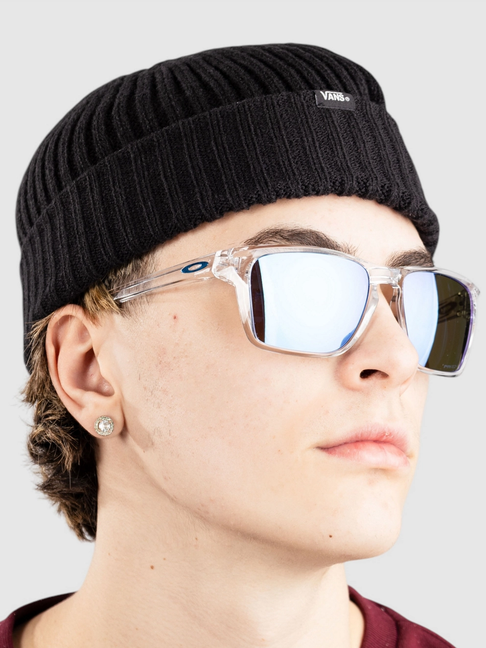Oakley Sylas Polished Clear Sunglasses prizm sapphire