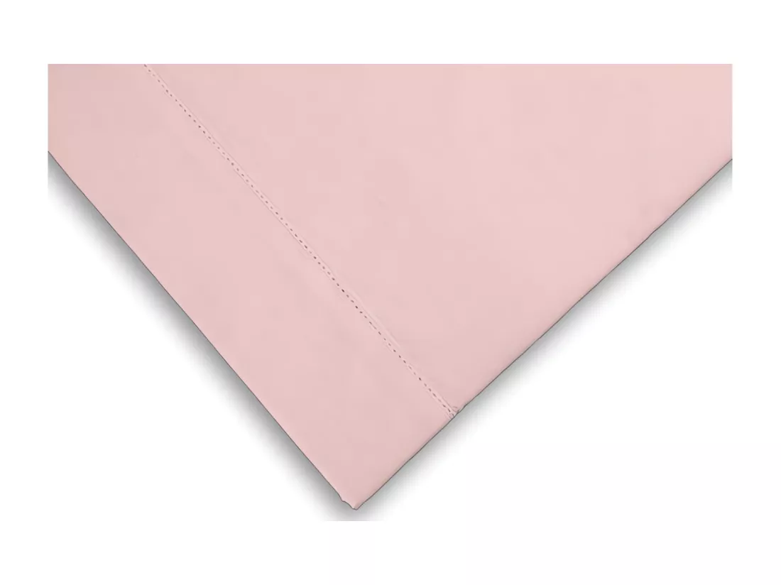 Taie d'oreiller américaine en coton percale 50x75 cm CAMILLE rose, par songe de camille