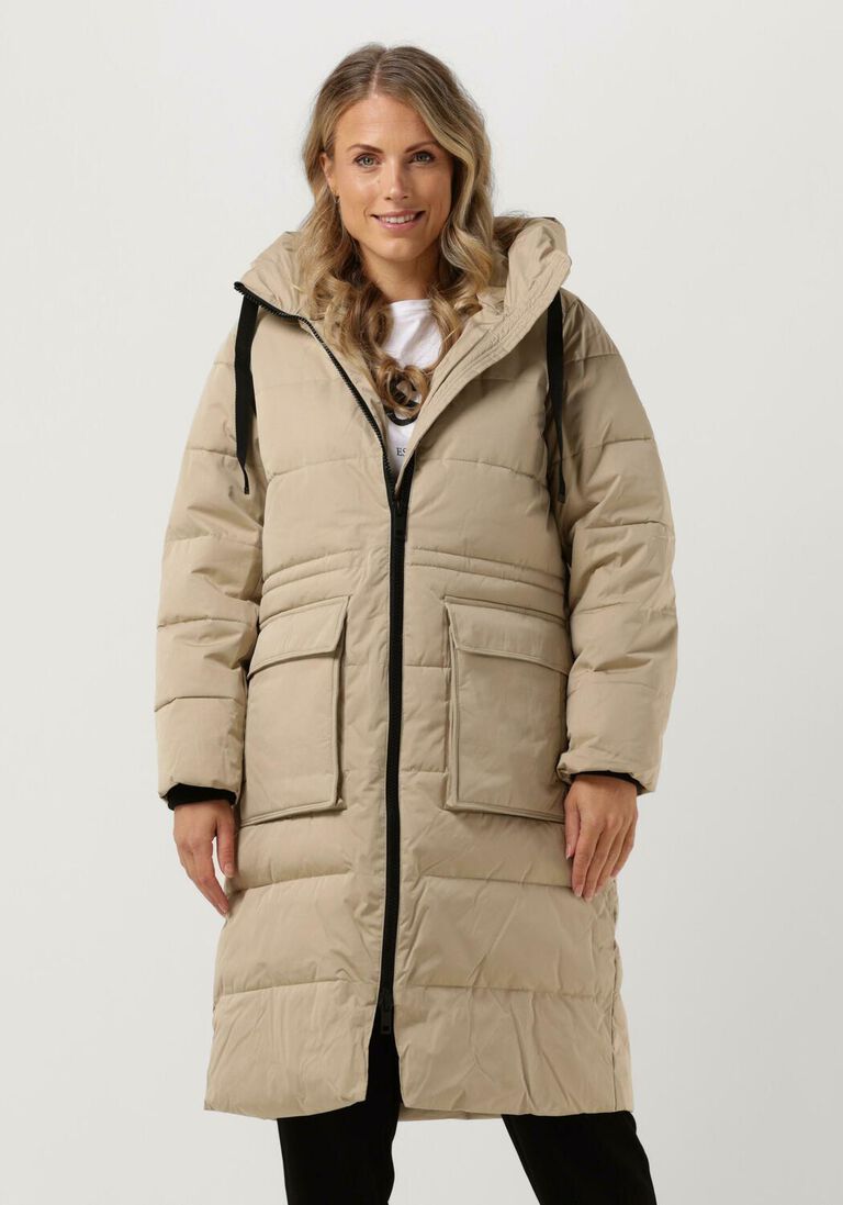 MSCH COPENHAGEN beige msch copenhagen gewatteerde jas pavinaria jacket