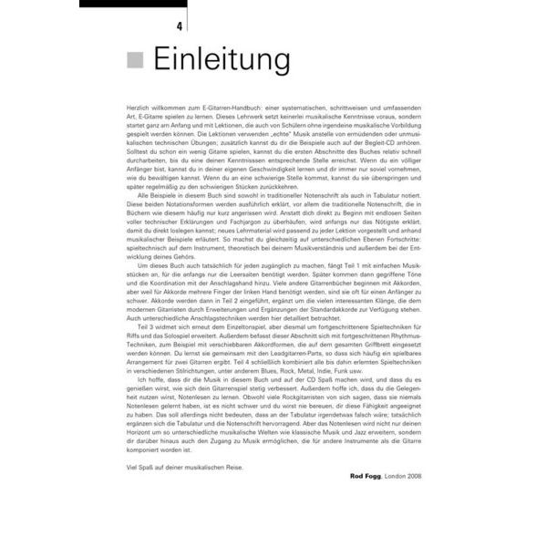 Voggenreiter Das E-Gitarren Handbuch