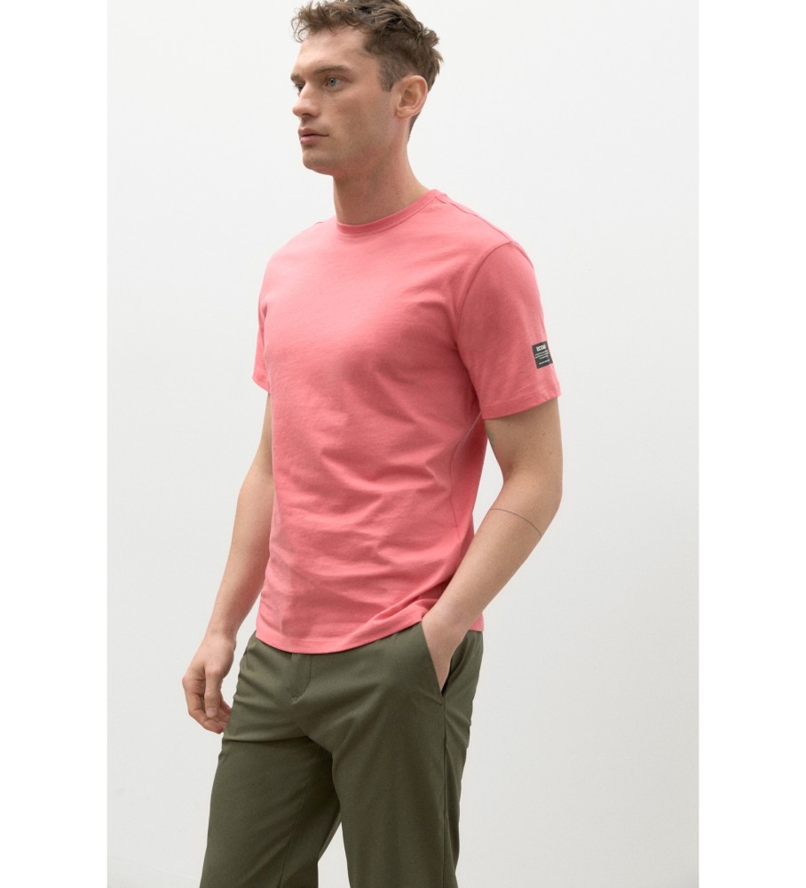 Camiseta ECOALF Minealf Back Coral