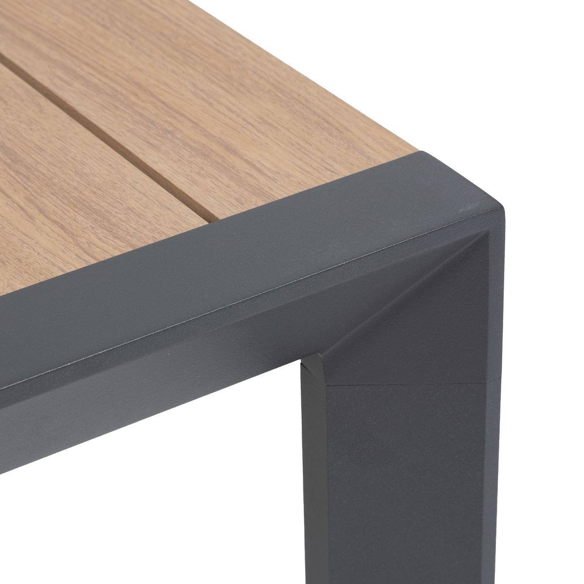 TABLE EVASION FIXE ALUMINIUM HONEY GRAPHIE 4 PLACES