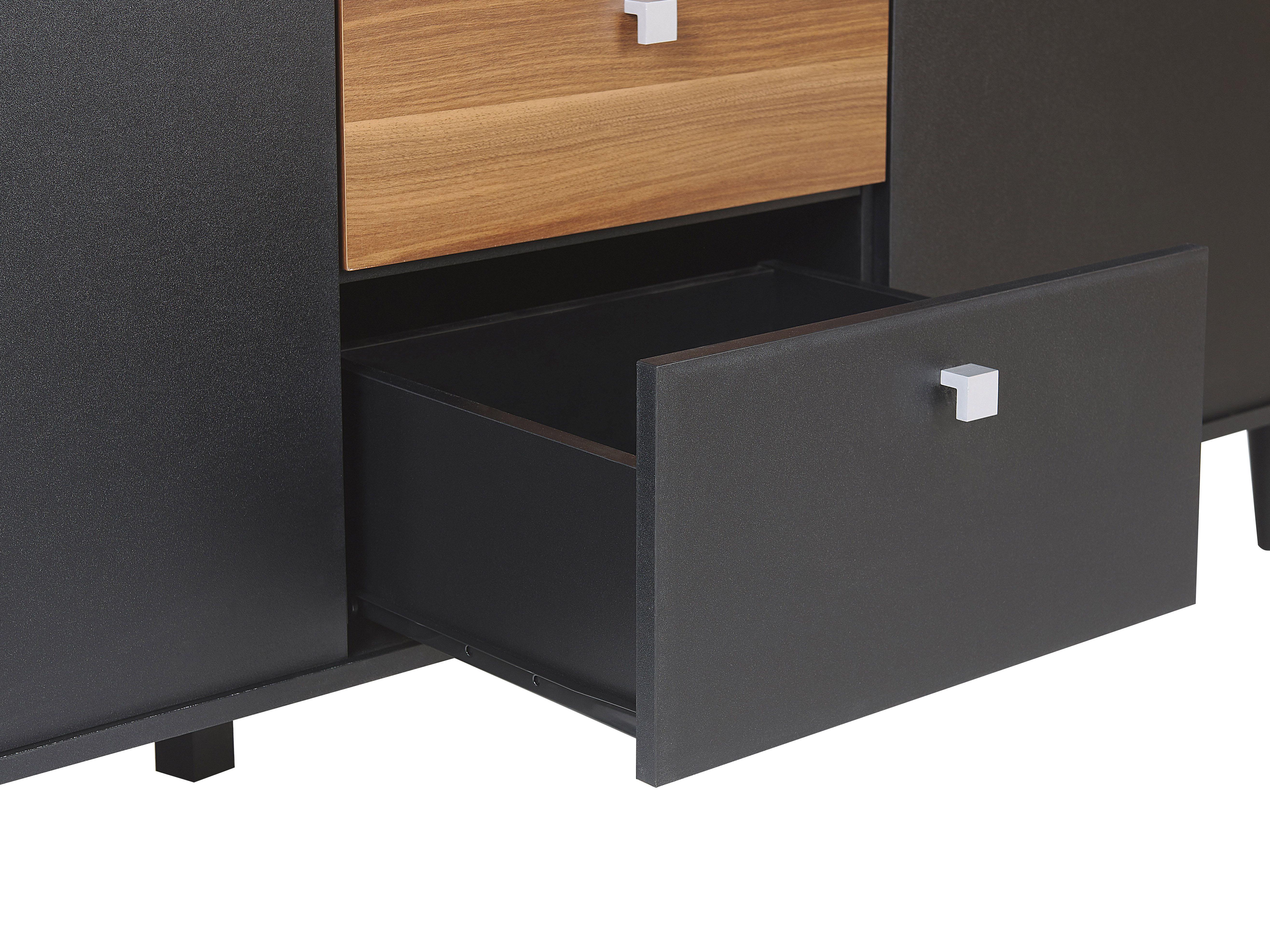 Dressoir met 2 deuren KURO Zwart
