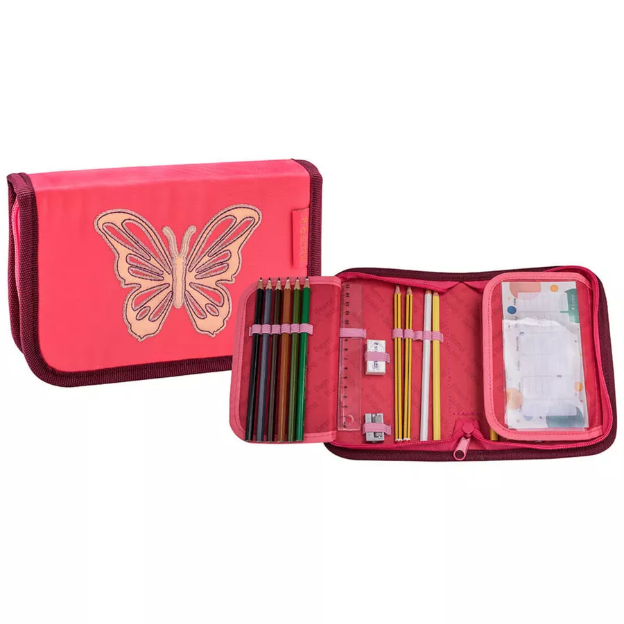 Belmil Schulranzen Premium Comfy Plus Set 5-teilig Coral