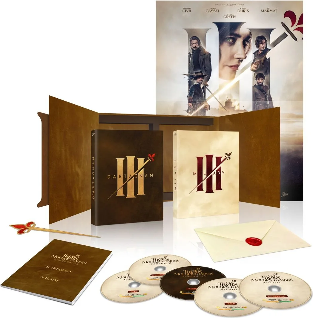 Les Trois Mousquetaires - D'Artagnan   Milady (2 Blu-ray UHD 4K   2 Blu-ray   Blu-ray bonus) Disques Blu-ray films