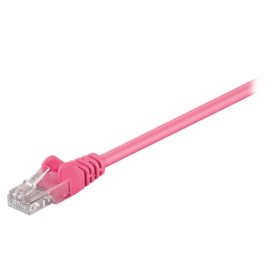 Câble RJ45 catégorie 5e U/UTP 0.5 m (Rose)