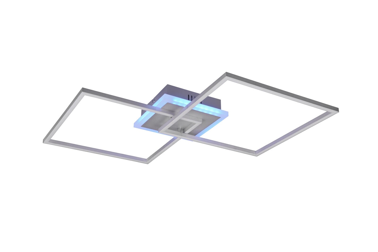 LED Deckenlampe ARRIBO 61 x 61 cm titanfarbig