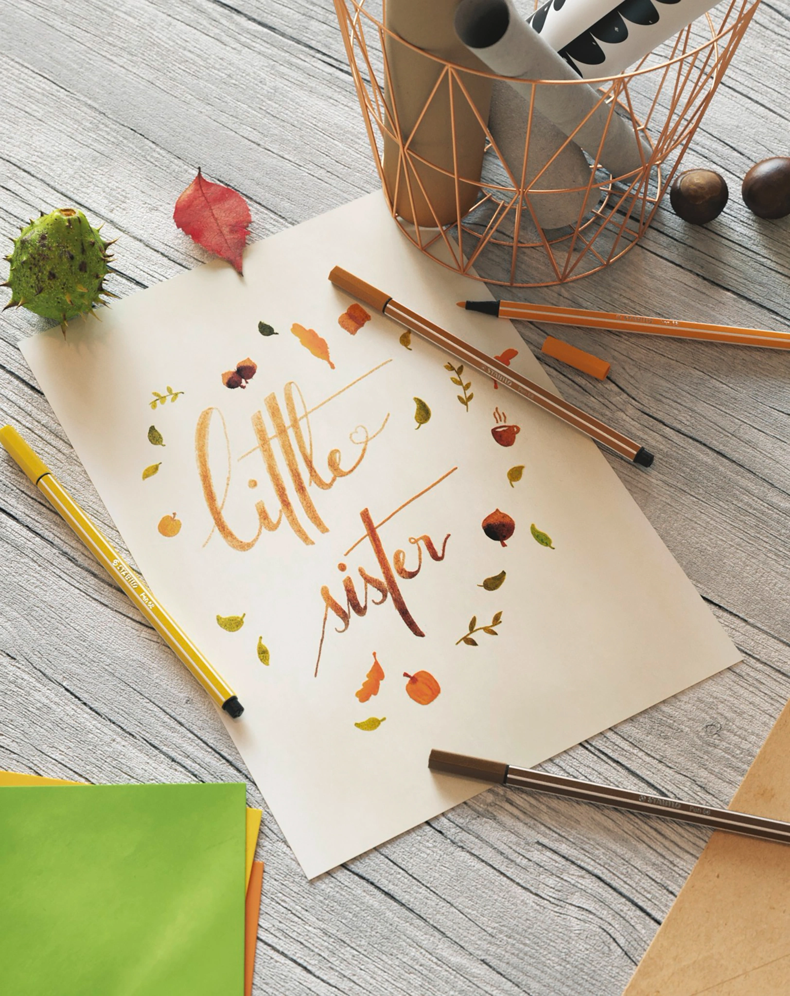 Premium-Filzstift - STABILO Pen 68 Colorparade - 20er Tischset in anthrazit/hellblau - mit 20 verschiedenen Farben