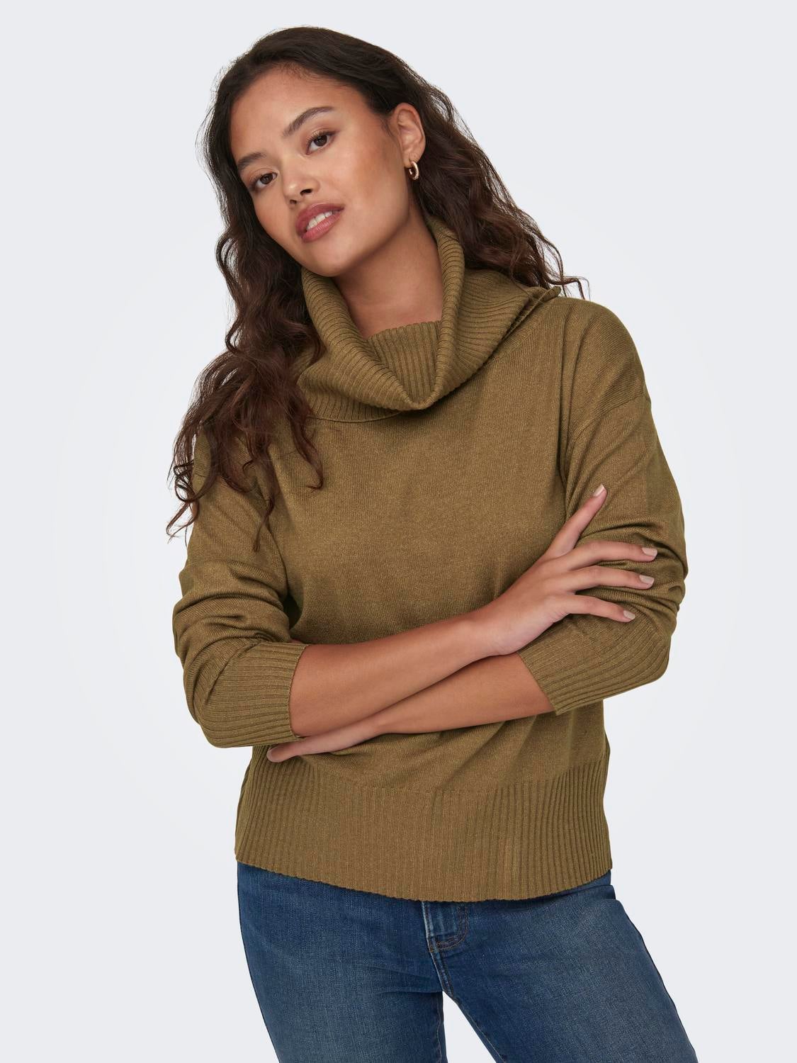 JDYPRIME Strickpullover Toasted Coconut