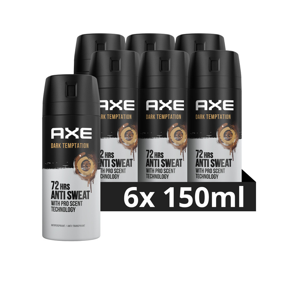6x Axe Anti-Transpirant Spray Dark Temptation150 ml
