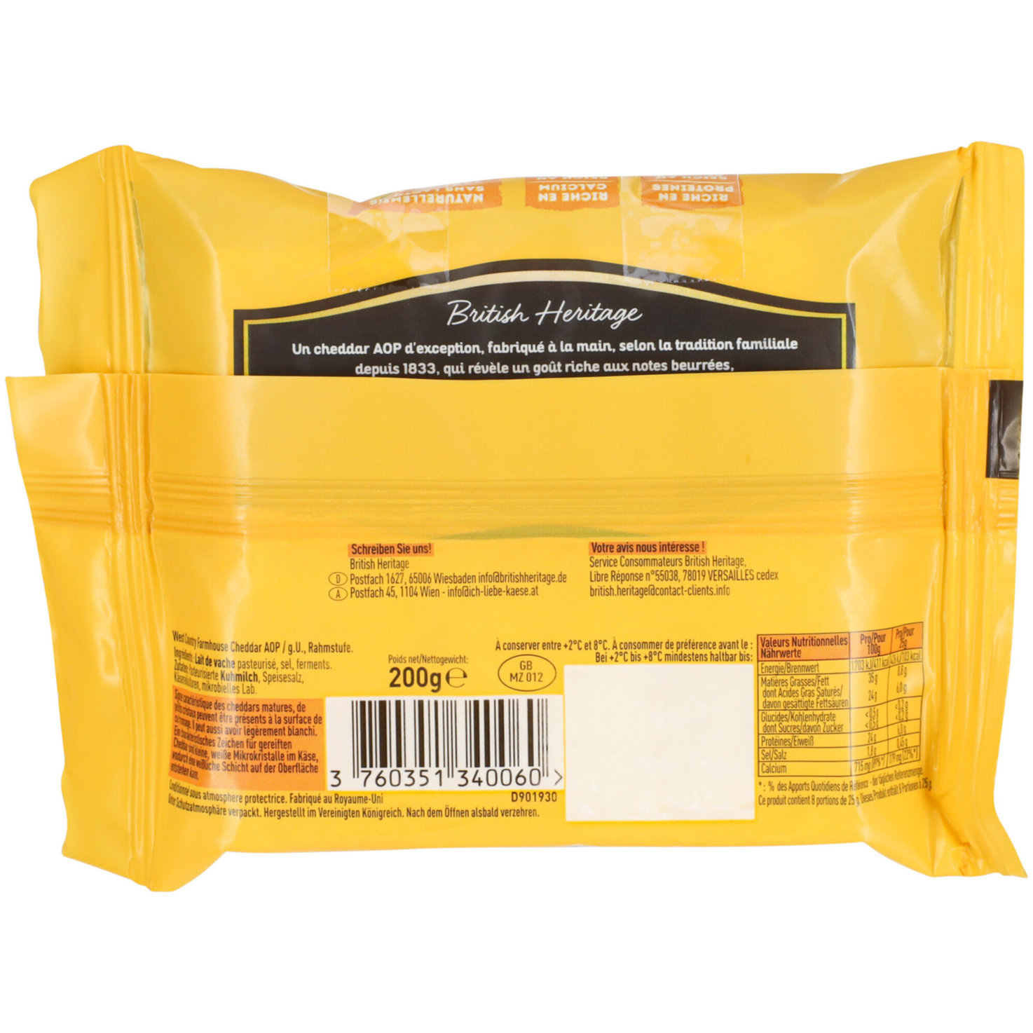 British Heritage Premium Cheddar