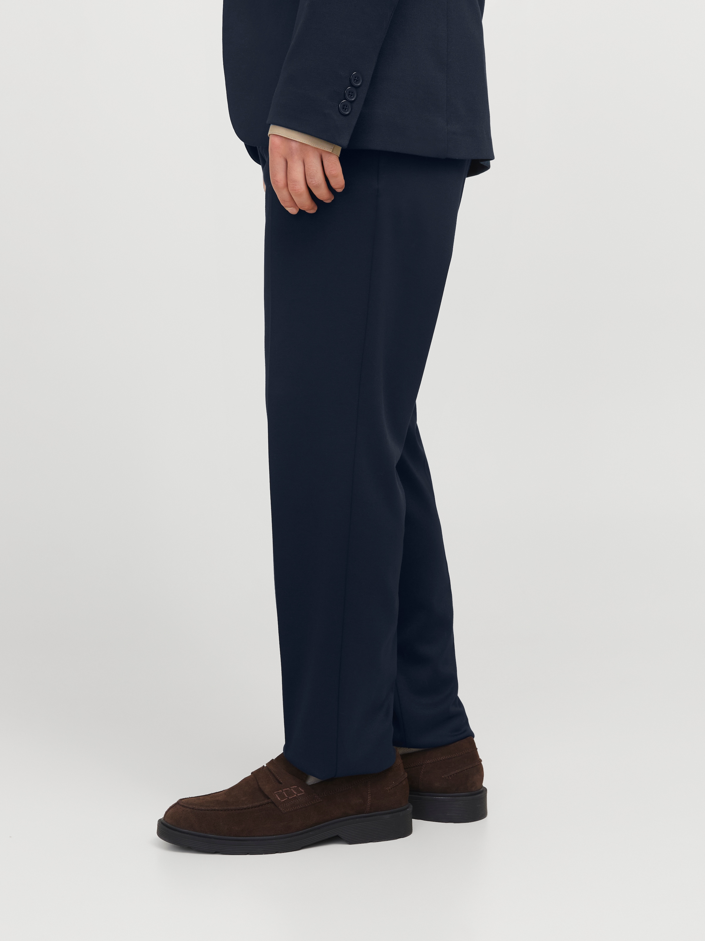 Jack & Jones Anzughose »JPRJAXON Businesshose mit mittlerer Bundhöhe«  unifarben, modisch, slim fit, Materialmix
