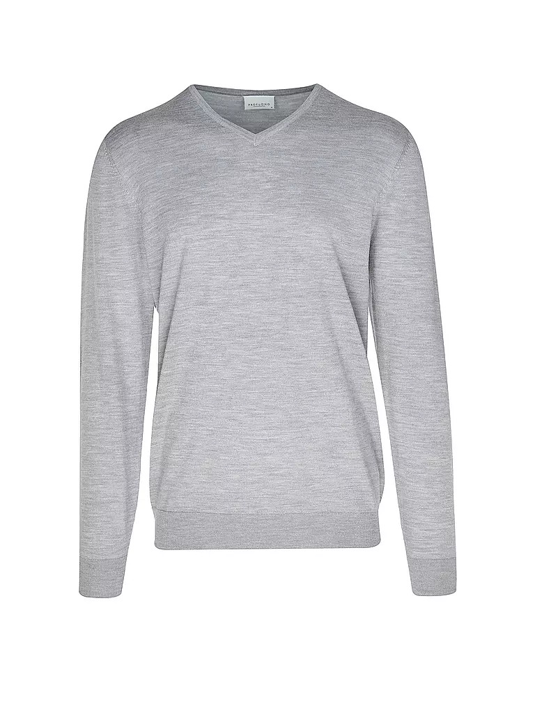PROFUOMO Pullover hellgrau