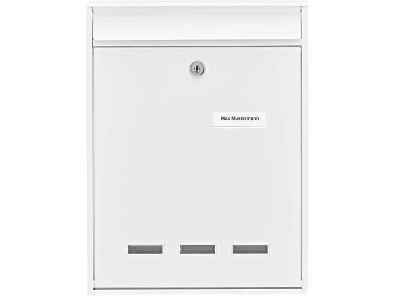 Burgwächter Briefkasten KÖLN 872 W Weiss Briefkasten