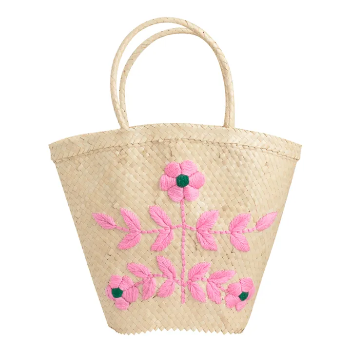 Kidsagogo Panier Brodé | Rose
