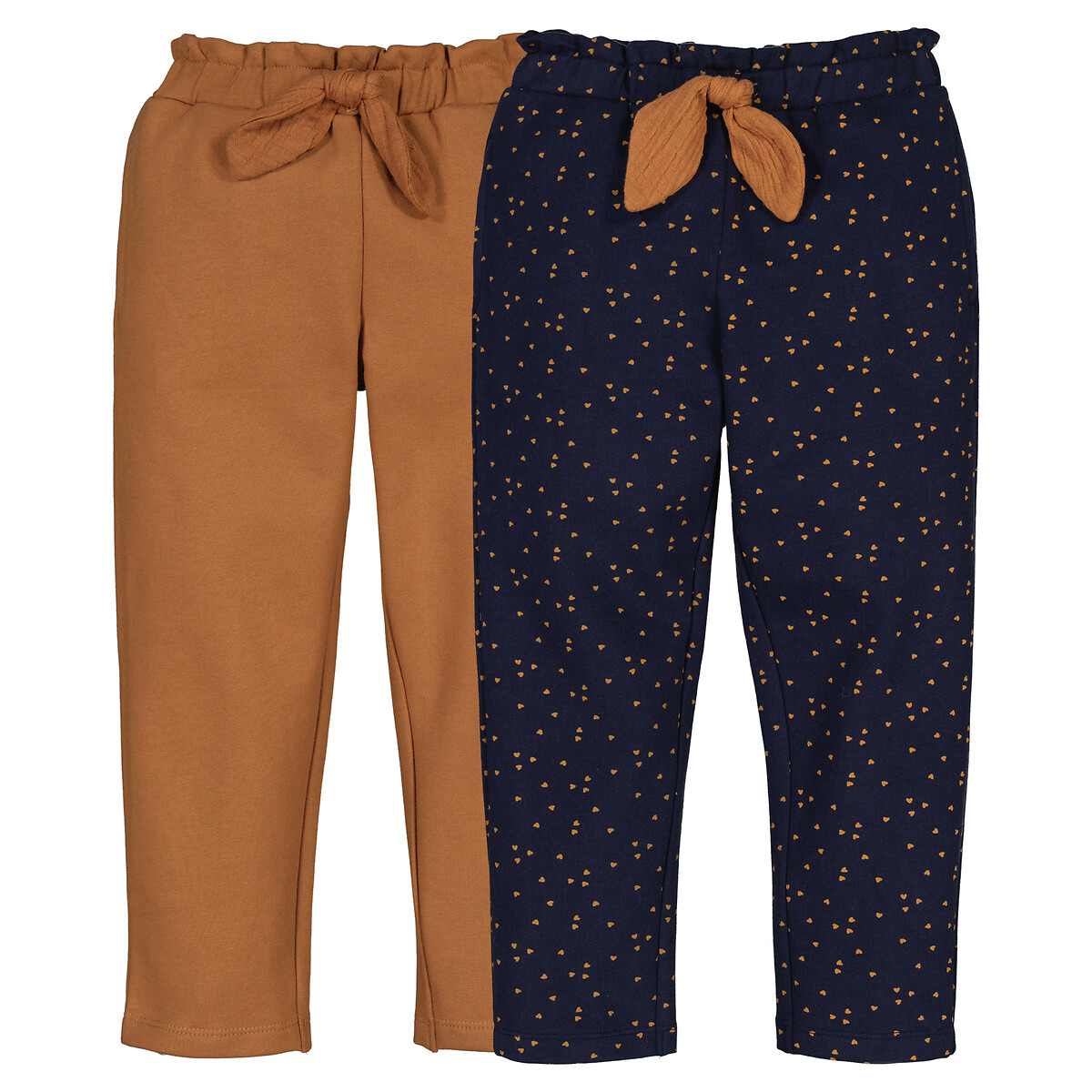 COLEÇÃO LA REDOUTE<br>Conjunto de 2 calças de moletom