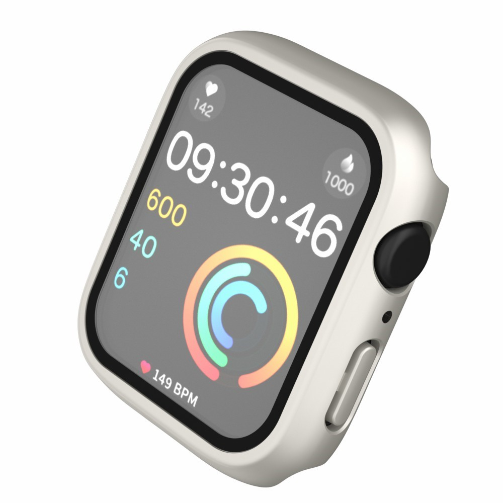 Apple Watch (40mm) Hardcase Bumper   Display Schutzglas (IP68) - Grau