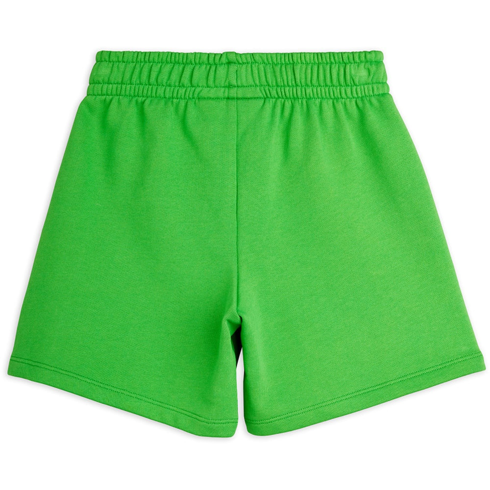 Køb Mini Rodini Green Plain Piping Sweatshorts