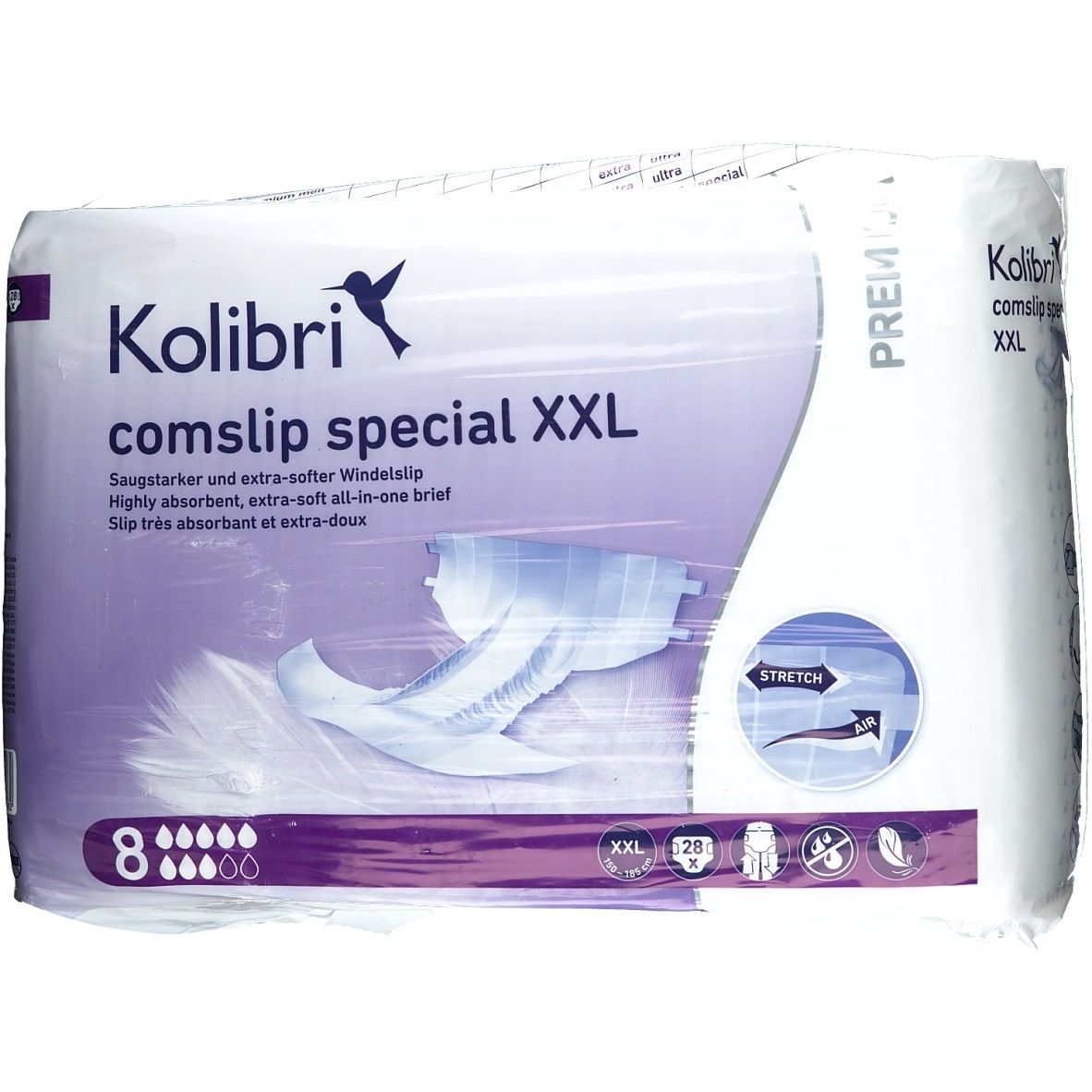 Kolibri comslip special Gr. XXL 150 - 185 cm