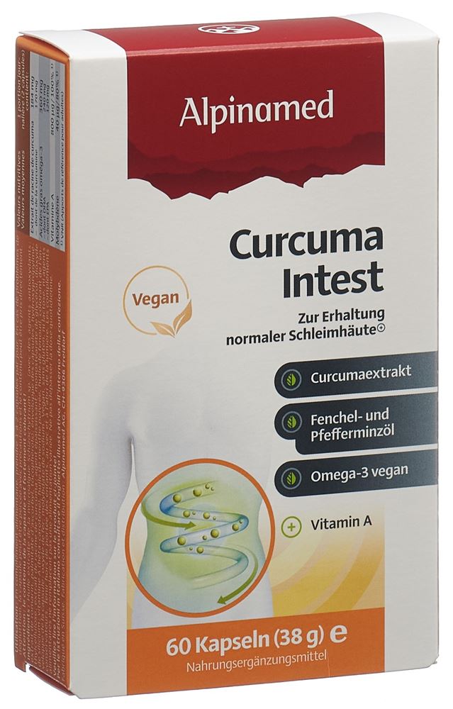 ALPINAMED Curcuma Intest Kaps Blist 60 Stk
