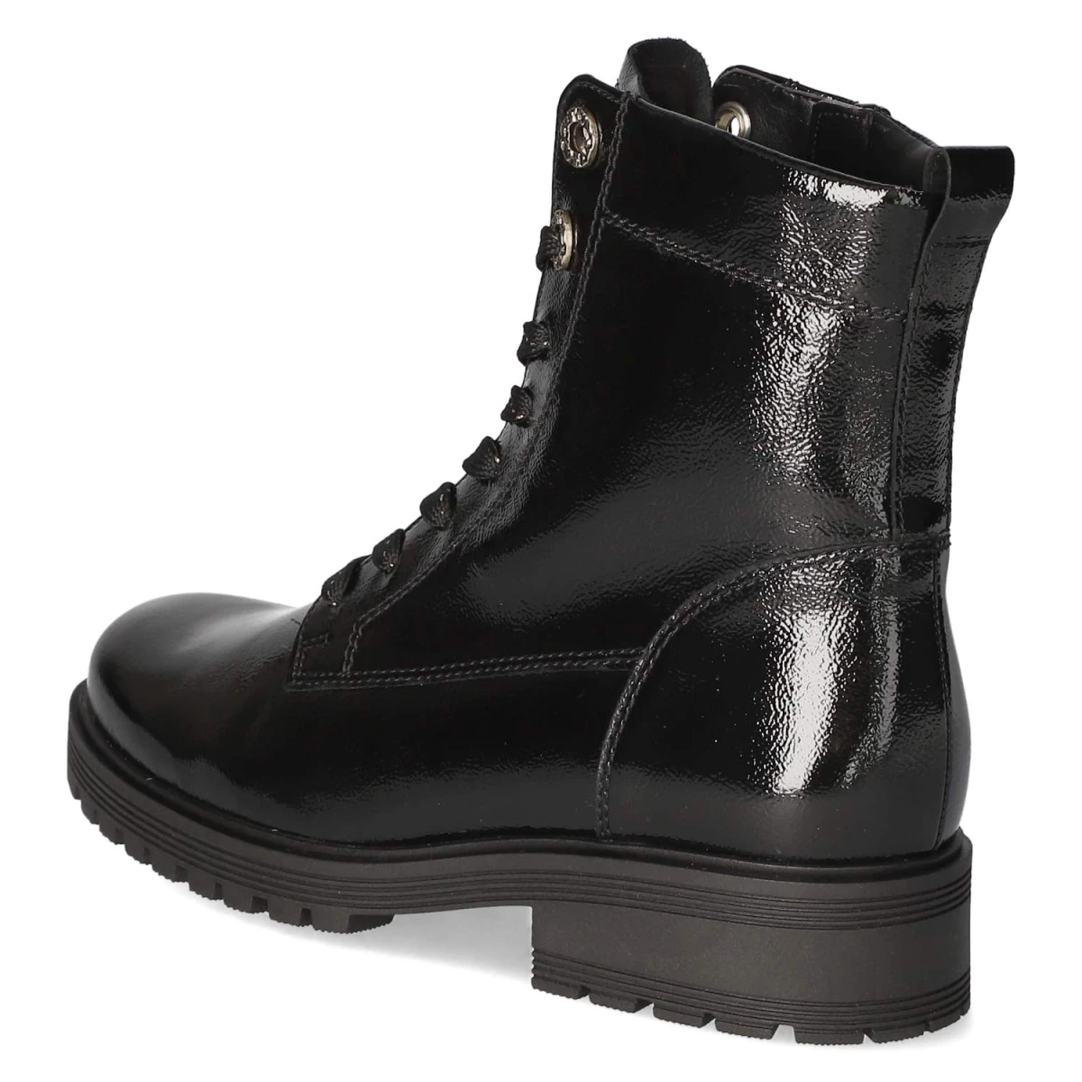 GaborSchnürstiefeletten - schwarz (Mic/gold)