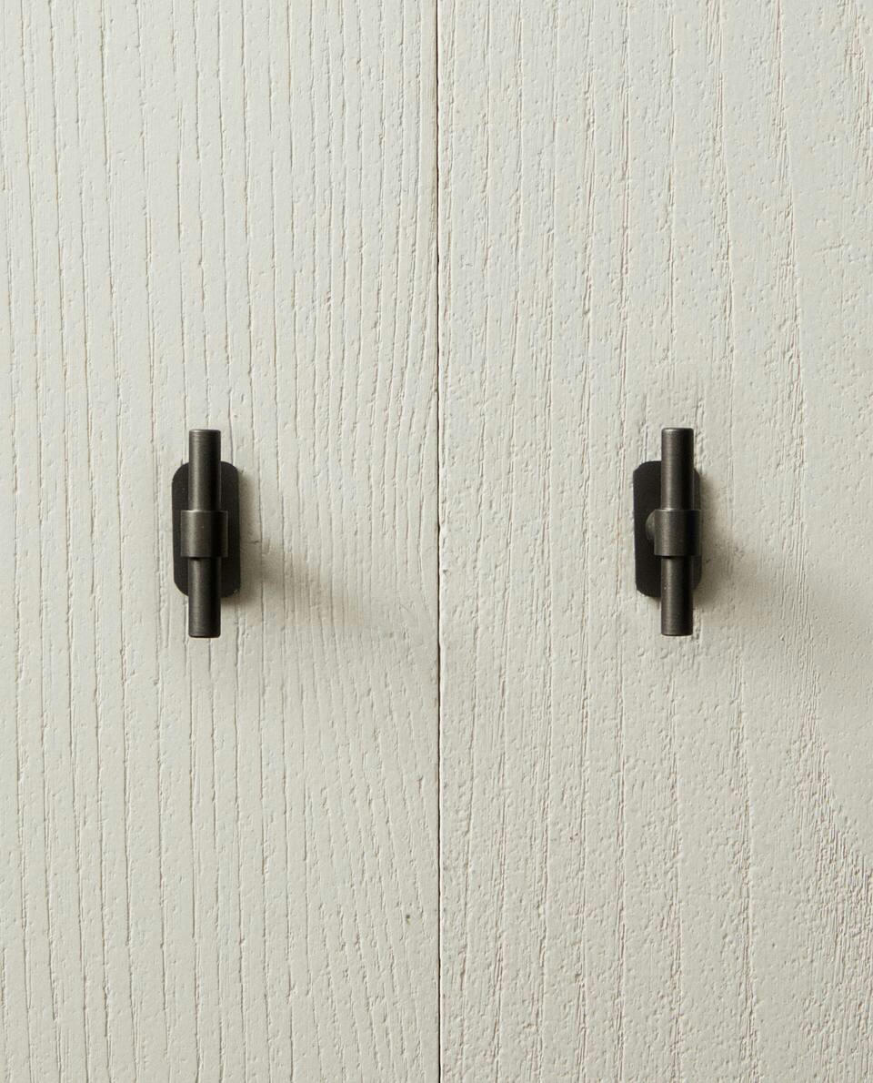 Maçaneta de porta longa de metal (pacote com 2)