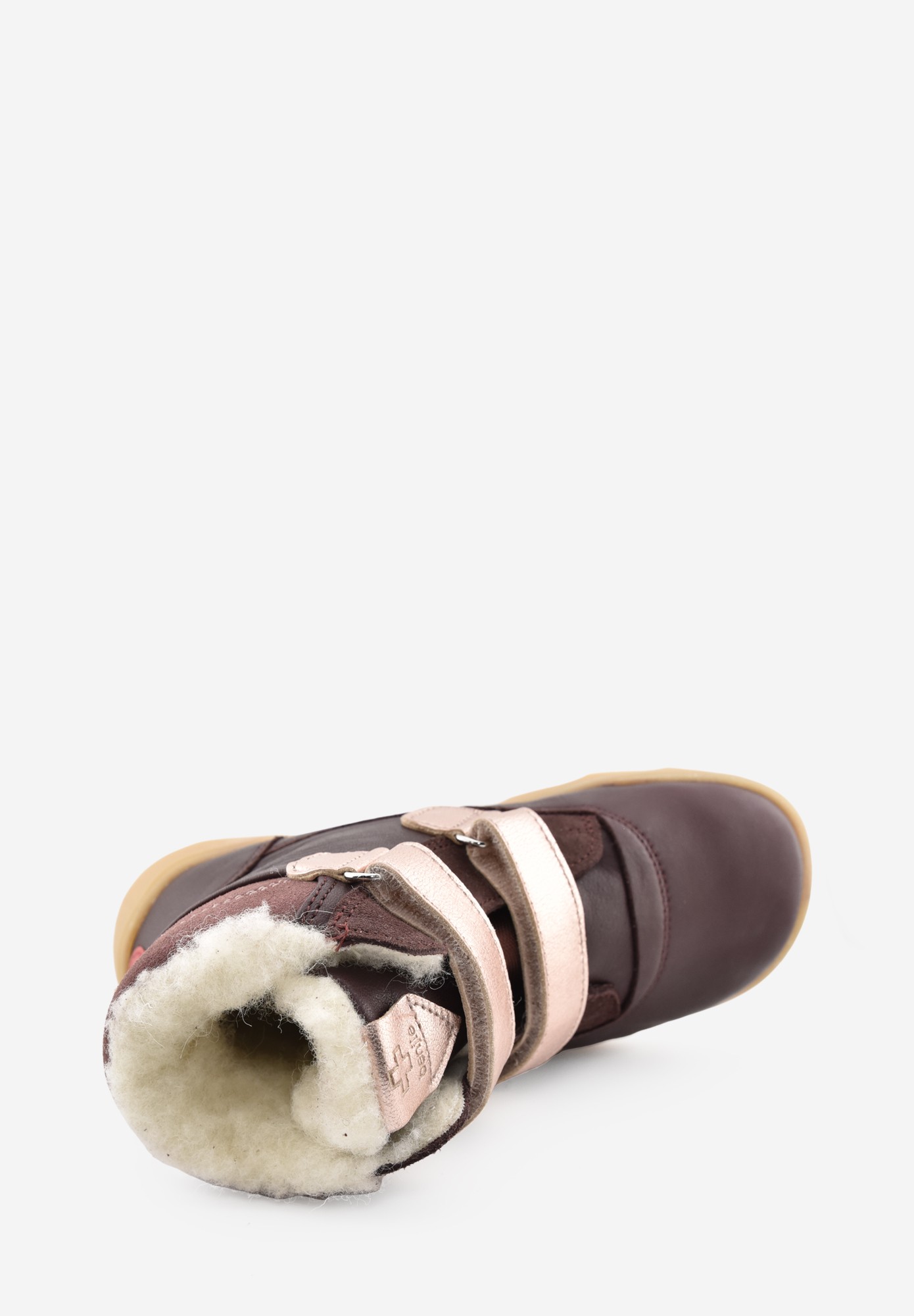 Nendaz Barefoot AQUA STOP Wollfutter Kinder Bordeaux